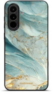 Mobiwear Lesklé pouzdro Glossy pro Samsung Galaxy A37 5 G - G022G zelenkavý mramor - Phone Cover