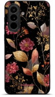 Mobiwear Lesklé pouzdro Glossy pro Samsung Galaxy A37 5 G - G171G zlatavé lístky - Phone Cover