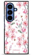 Mobiwear Lesklé pouzdro Glossy pro Samsung Galaxy Z Fold7 - G033G růžové květy - Phone Cover