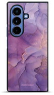 Mobiwear Lesklé pouzdro Glossy pro Samsung Galaxy Z Fold7 - G050G fialový mramor - Phone Cover