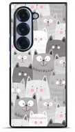 Mobiwear Lesklé pouzdro Glossy pro Samsung Galaxy Z Fold6 - G045G kočičky - Phone Cover