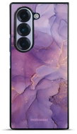 Mobiwear Lesklé pouzdro Glossy pro Samsung Galaxy Z Fold6 - G050G fialový mramor - Phone Cover