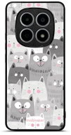 Mobiwear Lesklé pouzdro Glossy pro Xiaomi Redmi Note 15 4 G - G045G kočičky - Phone Cover