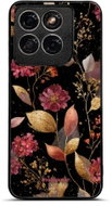 Mobiwear Lesklé pouzdro Glossy pro Motorola Edge 70 Fusion - G171G zlatavé lístky - Phone Cover