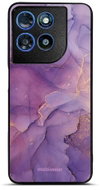 Mobiwear Lesklé pouzdro Glossy pro Motorola Moto G57 Power - G050G fialový mramor - Phone Cover