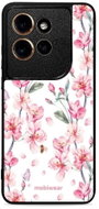 Mobiwear Lesklé pouzdro Glossy pro Motorola Edge 60 Neo - G033G růžové květy - Phone Cover