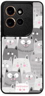 Mobiwear Lesklé pouzdro Glossy pro Motorola Edge 60 Neo - G045G kočičky - Phone Cover