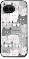Mobiwear Lesklé pouzdro Glossy pro Google Pixel 10a - G045G kočičky - Phone Cover