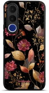 Mobiwear Lesklé pouzdro Glossy pro Vivo V70 FE - G171G zlatavé lístky - Phone Cover