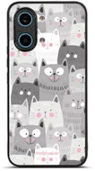 Mobiwear Lesklé pouzdro Glossy pro POCO X8 Pro Max - G045G kočičky - Phone Cover