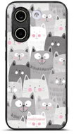 Mobiwear Lesklé pouzdro Glossy pro POCO X8 Pro - G045G kočičky - Phone Cover