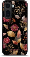 Mobiwear Lesklé pouzdro Glossy pro Xiaomi Redmi A7 Pro - G171G zlatavé lístky - Phone Cover