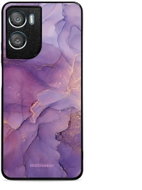 Mobiwear Lesklé pouzdro Glossy pro Motorola Moto G06 Power - G050G fialový mramor - Phone Cover