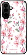 Mobiwear Lesklé pouzdro Glossy pro Samsung Galaxy A27 - G033G růžové květy - Phone Cover