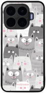 Mobiwear Lesklé pouzdro Glossy pro Xiaomi 17T - G045G kočičky - Phone Cover