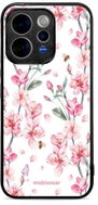 Mobiwear Lesklé pouzdro Glossy pro Vivo V70 5G - G033G růžové květy - Phone Cover