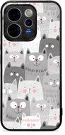 Mobiwear Lesklé pouzdro Glossy pro Vivo V70 5G - G045G kočičky - Phone Cover