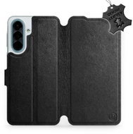 Mobiwear Kožené flip pouzdro pro Samsung Galaxy A27 - černé - Phone Case