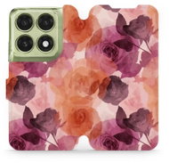 Mobiwear Flip pouzdro pro Motorola Edge 70 Pro - VB24S akvarelové růže - Phone Case