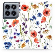 Mobiwear Flip pouzdro pro Motorola Moto G47 - MP04S kvítí - Phone Case