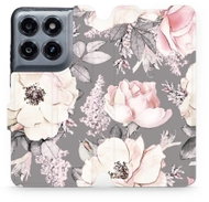 Mobiwear Flip pouzdro pro Motorola Moto G47 - MX06S květy - Phone Case