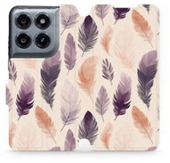 Mobiwear Flip pouzdro pro Motorola Moto G47 - VB08S akvarelová pírka - Phone Case