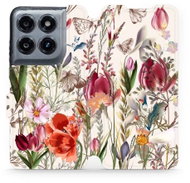 Mobiwear Flip pouzdro pro Motorola Moto G47 - MP01S louka - Phone Case
