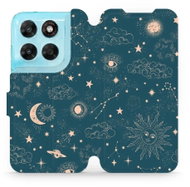 Mobiwear Flip pouzdro pro Motorola Moto G87 - VP14S vesmír - Phone Case
