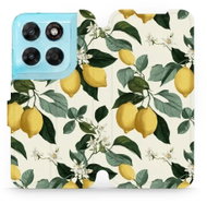Mobiwear Flip pouzdro pro Motorola Moto G87 - VB02S citrony - Phone Case
