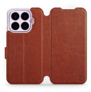 Mobiwear Flip pouzdro pro Xiaomi 17T - hnědé - Phone Case