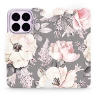 Mobiwear Flip pouzdro pro Xiaomi 17T - MX06S květy - Phone Case