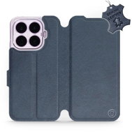 Mobiwear Kožené flip pouzdro pro Xiaomi 17T - modré - Phone Case