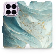 Mobiwear Flip pouzdro pro Xiaomi 17T Pro - VP34S zelenkavý mramor - Phone Case