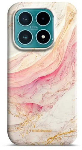 Mobiwear Durable Case for Xiaomi 17 - Elite Pro EP32E Pink Marble - Protective Case - Main image