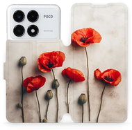 Mobiwear Xiaomi Poco F6 Pro flip tok - VP42S - Mobiltelefon tok
