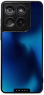 Mobiwear Glossy Motorola Edge 60 Fusion fényes tok - kék árnyalat - Védőtok