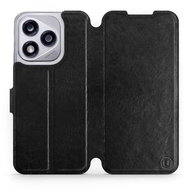 Mobiwear flip knížkové pro Honor 400 Lite - Černé - Phone Case