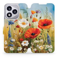 Mobiwear flip book for Honor 400 Lite - Summer Meadow - Phone Case