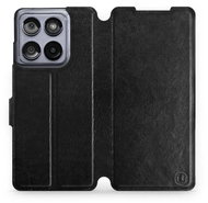 Mobiwear flip book for Motorola Edge 60 Fusion - Black - Phone Case