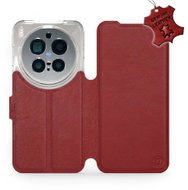 Mobiwear Leather Flip Case for Vivo X300 Pro red - Phone Case