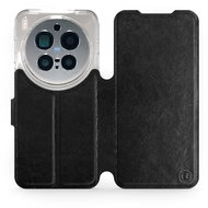 Mobiwear Flip case for Vivo X300 Pro black and grey - Phone Case