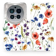 Mobiwear Flip case for Vivo X300 Pro flower - Phone Case