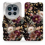 Mobiwear Flip case for Vivo X300 Pro golden flowers - Phone Case