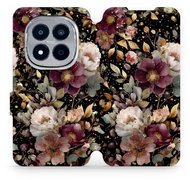 Mobiwear Flip case for Xiaomi Redmi Note 15 Pro+ 5G golden flowers - Phone Case