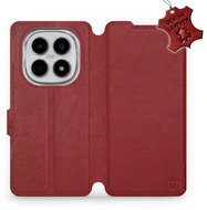 Mobiwear Leather flip case for Xiaomi Redmi Note 15 5G red - Phone Case