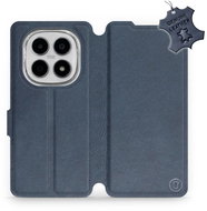 Mobiwear Leather flip case for Xiaomi Redmi Note 15 5G blue - Phone Case