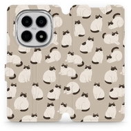 Mobiwear Flip case for Xiaomi Redmi Note 15 5G cats - Phone Case