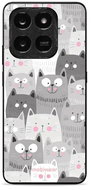 Mobiwear Glossy glossy case for Honor X7d / Honor 400 Smart 5G - cats - Phone Cover