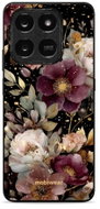 Mobiwear Glossy glossy case for Honor X7d / Honor 400 Smart 5G - golden flowers - Phone Cover