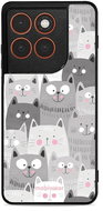Mobiwear Glossy Motorola Edge 70 cicák fényes tok - Telefon tok